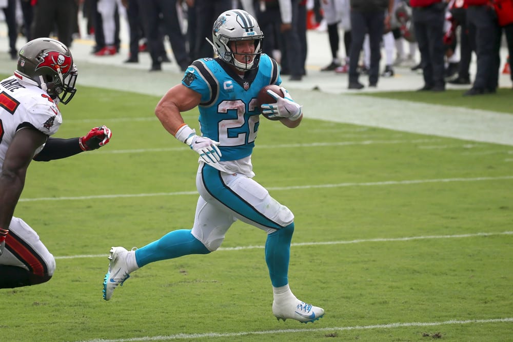 Christian McCaffrey is our top pick for NFL Comeback Player Of The Year