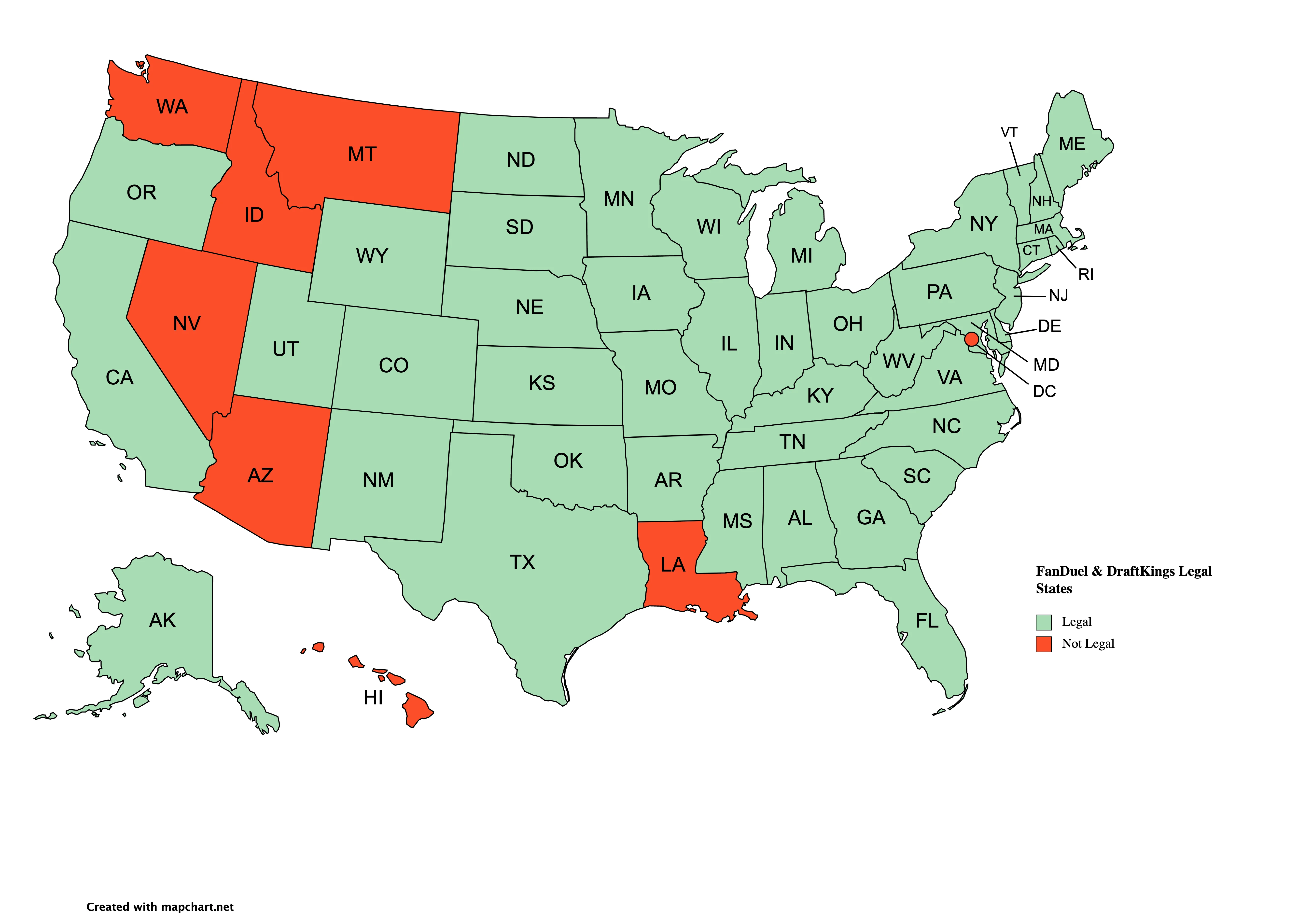 FanDuel_And_DraftKings_Legal_States FanDuel_And_DraftKings_Legal_States