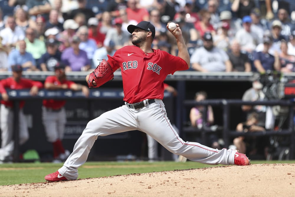 Boston Red Sox starting pitcher Martin Perez