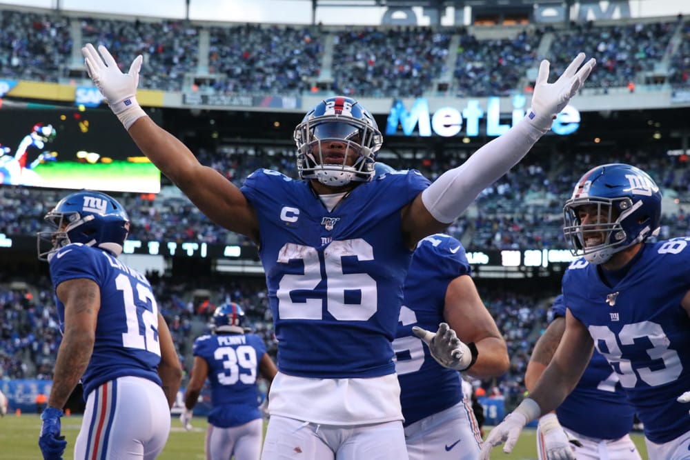 New York Giants running back Saquon Barkley