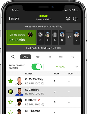 draftkings dfs mobile